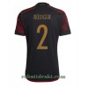 Tyskland Antonio Rudiger 2 Borte VM 2022 - Herre Fotballdrakt